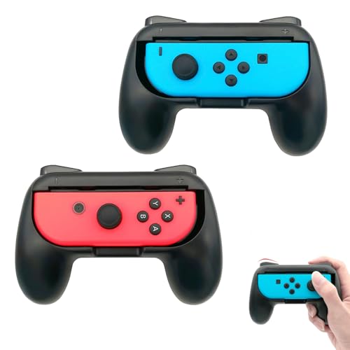 Auirshiky Griffe Halterung für JoyCon Switch,Gummierte Griffe Kompatibel mit Nintendo Switch für JoyCon,Griff Halterung Gaming Controller Komfort Gamepad Grips für Switch Joy-Con Controller,2 Packs Auirshiky Griffe Halterung für JoyCon Switch,Gummierte Griffe Kompatibel mit Nintendo Switch für JoyCon,Griff Halterung Gaming Controller Komfort Gamepad Grips für Switch Joy-Con Controller,2 Packs von Auirshiky