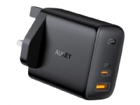 Aukey Aukey PA-B3 Ladegerät 65W 2xUSB GaN Ladegerät von Aukey