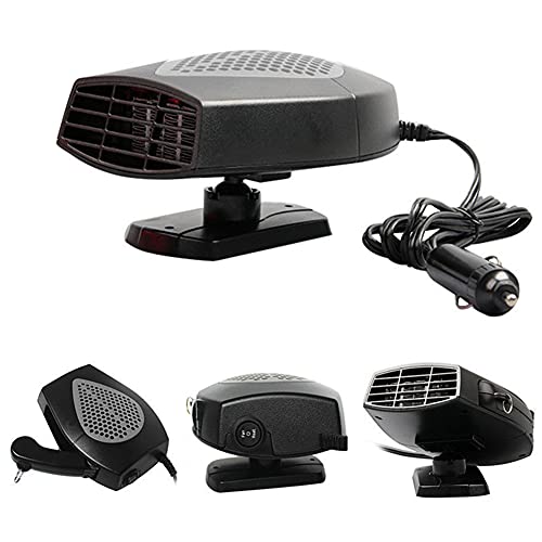 A41D Tragbarer Auto Heizlüfter 24V/150W - Keramikheizung, 2-in-1 Schnellheizung & Kühlung, Defroster und Demister, Wärmeschalter - Ideal für schnelle Enteisung und Wärme im Auto von Aukson