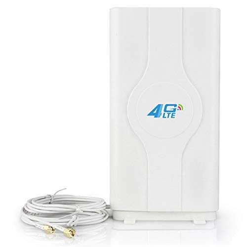A42C 4G LTE Antenne Antennenkabel Signalverstärker SMA Stecker Antenne, Stärkung des WLAN-Signals, Verstärkung: 49dBi, Kabellänge: 2m von Aukson