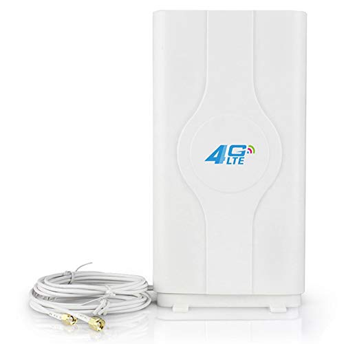 A42C 4G LTE Antenne mit 2m Kabel und SMA Stecker – WLAN Signalverstärker, Verstärkung bis 49dBi von Aukson