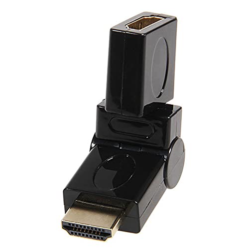 Aukson I30 HDMI Adapter Verlängerung Winkelstecker 90 Grad und 270 Grad Full HD HDMI Stecker auf Buchse von Aukson