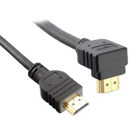 Aukson J09 HDMI Kabel abgewinkelt Stecker 90° Winkelstecker 90 Grad Hoch Geschwindigkeit 1080p TV Kabel 3 m von Aukson