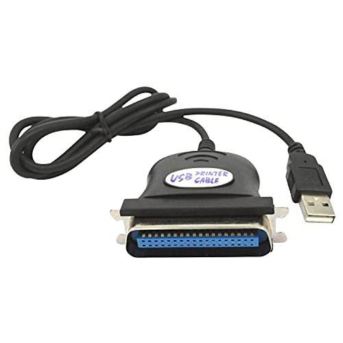 Aukson M40C USB zu IEEE 1284 36pin Parallel Drucker Adapter Kabel – 80 cm Länge, Hohe Datentransferrate bis 12 Mbit/s für USB-Anschluss von Aukson