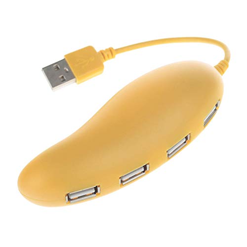 Aukson N23C 4-Port USB 2.0 Hub - Verteiler-Splitter, 480Mb/s, Kompatibel mit PC, Laptop und Notebook von Aukson