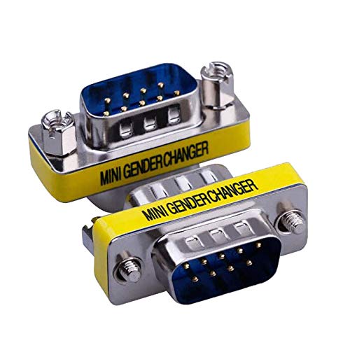 Aukson O29 VGA Verlängerungsadapter – Robuster S-VGA D-SUB 9-Pin Kupplungsadapter für Monitor & TV – Stecker-auf-Stecker VGA Verlängerungskabel zur Verbindung von Zwei VGA-Kabeln von Aukson