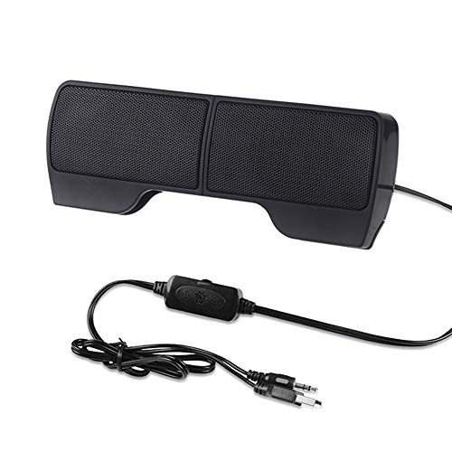 Aukson P01C Mini USB Lautsprecher 6W Tragbarer Lautsprecher mit 3,5 mm Klinke für Laptop, PC, Notebook – 2X 3W Musikleistung, Lautstärkeregler Aukson P01C Mini USB Lautsprecher 6W Tragbarer Lautsprecher mit 3,5 mm Klinke für Laptop, PC, Notebook – 2X 3W Musikleistung, Lautstärkeregler von Aukson
