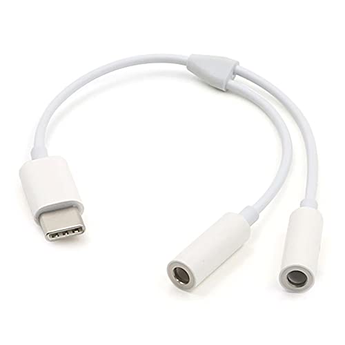 Aukson P05 USB-C auf 2X 3,5mm Klinkenbuchsen Audio Adapter – Dual 3,5mm Aux Splitter für Kopfhörer – Kompatibel mit Huawei, MacBook Pro, Samsung S8/S8 Plus und weiteren Geräten Aukson P05 USB-C auf 2X 3,5mm Klinkenbuchsen Audio Adapter – Dual 3,5mm Aux Splitter für Kopfhörer – Kompatibel mit Huawei, MacBook Pro, Samsung S8/S8 Plus und weiteren Geräten von Aukson