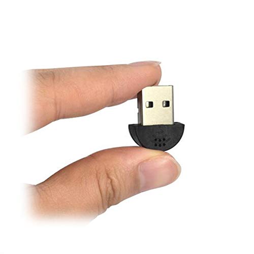 Aukson Q71 Mini USB Mikrofon für Windows PC Mac Linux Sprachaufnahme Web-Chat Skype MSN Whatsapp Spiele und Videokonferenzen usw., Kein Treiber erforderlich von Aukson