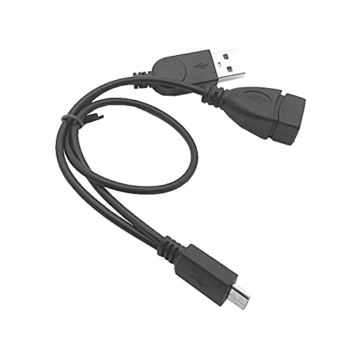 B96 Micro USB Stecker auf USB 2.0 A Buchse Host OTG + USB 2.0 A Kabel Adapter, USB-OTG Adapter-Kabel,Micro USB Stecker auf USB 2.0 A Buchse + USB 2.0 Stecker von Aukson