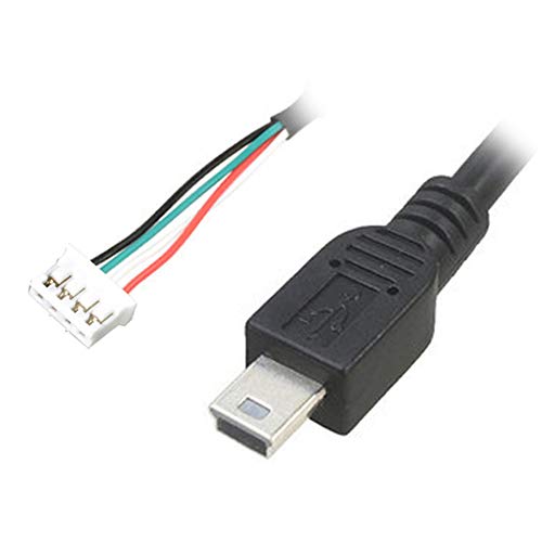 D60 Steckverbinder 4 polig Kabel Adapter PH2,0mm 4pin Buchse auf Mini USB 5pin Stecker Motherboard 50cm von Aukson