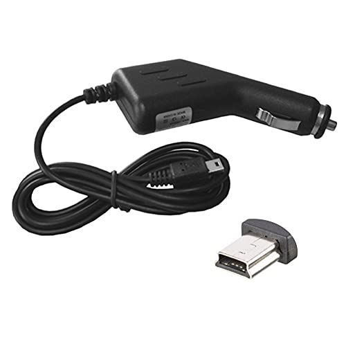 G05C KFZ Ladegerät Adapter für Navigation - Mini USB 5pin, 5V 1,5A - Zuverlässige Stromversorgung für Ihr Navigationssystem im Auto von Aukson