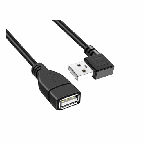 G29 USB 2.0 Stecker auf Buchse Verlängerungskabel stecker abgewinkelt Adapter Kabel Verlängerung 90 Grad nach rechts 20cm von Aukson