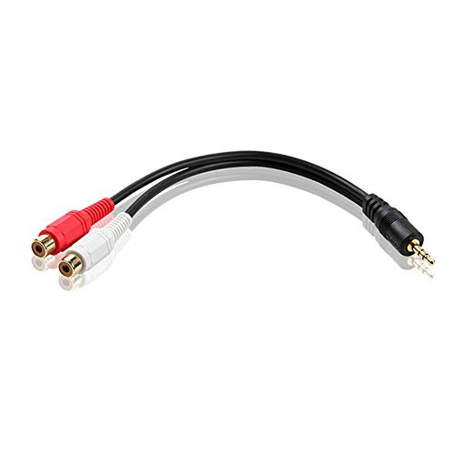 N30 3,5 mm Klinke auf 2x Cinch RCA Stereo Y-Adapter Kabel, 30 cm – Audio Adapter für Laptop, Tablet, Smartphone N30 3,5 mm Klinke auf 2x Cinch RCA Stereo Y-Adapter Kabel, 30 cm – Audio Adapter für Laptop, Tablet, Smartphone von Aukson