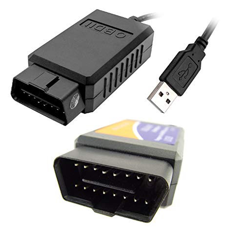 P18C OBD2 USB-Kabel Interface V1.5 für Auto – OBD2 Fehlerdiagnose-Scanner und Diagnosewerkzeug für Windows und DOS von Aukson