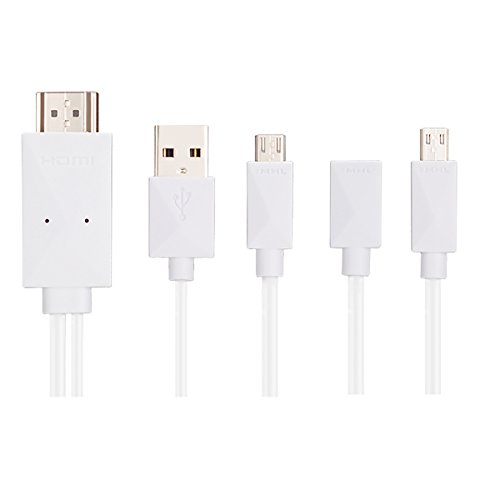 P69C 1,8m MHL Kabel 5pin/11pin Micro B auf HDMI Kabel Adapter kompatibel mit Samsung Galaxy S3 S4 S5 Note 2 Tab3, PC und Android Smartphone von Aukson