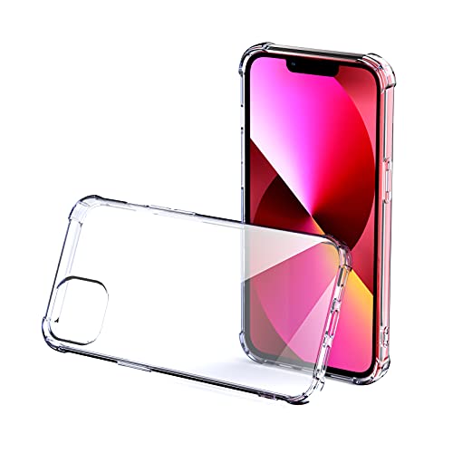 Aukvite Hülle für iPhone 13 Handyhülle, TPU Transparente Case Slim Thin Cover für iPhone 13 5G 6.1 Zoll 2021, Stoßfest Kratzfest Sturzsichere iPhone 13 Cover mit Kameraschutz (klar) von Aukvite