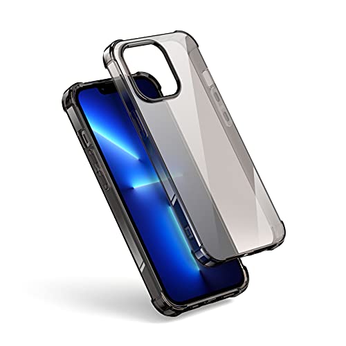 Aukvite Hülle für iPhone 13 pro Handyhülle, TPU Transparente Case Slim Thin Cover für iPhone 13 pro 5G 6.1 Zoll 2021, Stoßfest Kratzfest Sturzsichere iPhone 13 Pro Cover mit Kameraschutz (Schwarz) von Aukvite