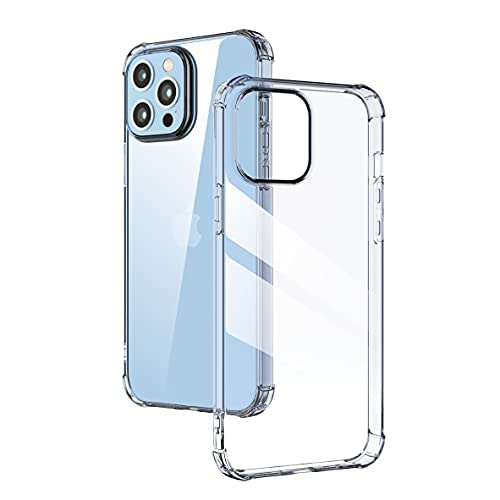 Aukvite Hülle für iPhone 13 pro max Handyhülle, TPU Transparente Case Slim Thin Cover für iPhone 13 pro max 5G 6.7 Zoll 2021, Stoßfest Sturzsichere iPhone 13 Pro Max Cover mit Kameraschutz (klar) von Aukvite