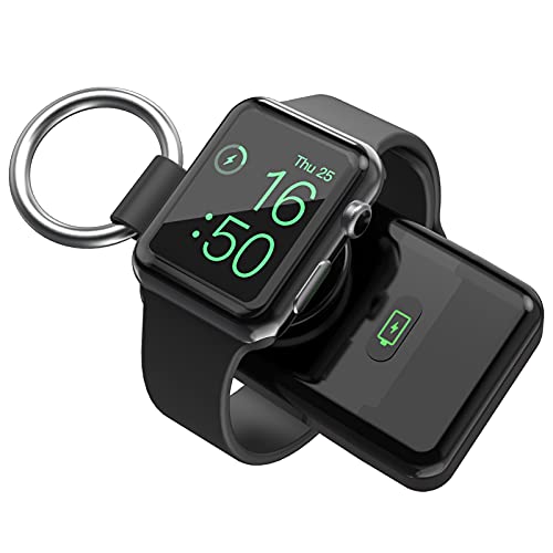 Aukvite USB C Ladegerät Kompatibel mit Apple Watch 9, Kabelloses Tragbares Ladegerät für iwatch Series, Magnetisches Ladegerät für iwatch Series 9/8/7/6/5/4/3/2/SE von Aukvite
