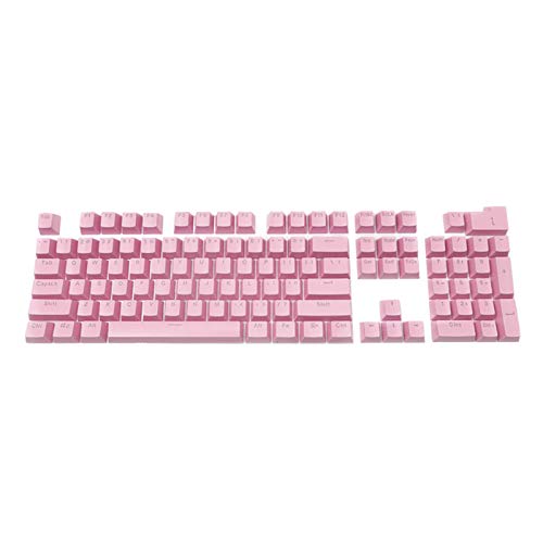 Auleset 106-teiliges ABS-Kunststoff-Tastenkappen-Set für mechanische Tastatur, Zubehör – Pink von Auleset