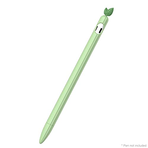 Auleset Schutzhülle für Apple Pencil 1/2, weiches Silikon, Avocado* für Apple Pencil 2 von Auleset