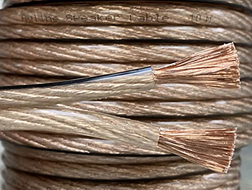 Auline Lautsprecherkabel, 5 m x 6 mm², 10 AWG, niedriger Widerstand, HiFi-Lautsprecherkabel Auline Lautsprecherkabel, 5 m x 6 mm², 10 AWG, niedriger Widerstand, HiFi-Lautsprecherkabel von Auline