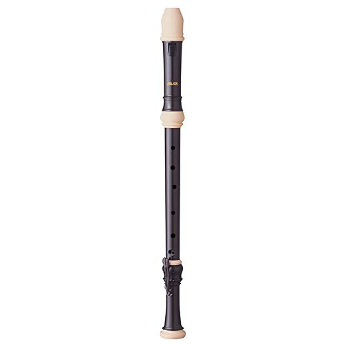 Aulos Symphony Tenor-Blockflöte mit Doppel-C/C#-Schlüssel, ABS-Kunststoff, Dark Brown, C-Schlüssel von Aulos