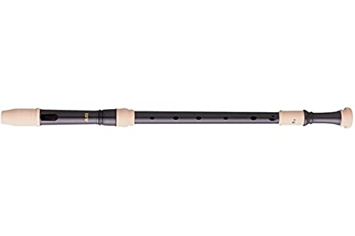 Aulos 700064 F-Alt Blockflöte Elite Mod.309A barocke Griffw. Braun, inkl Tasche, Wischerstab, Fettdose und Grifftabelle von Aulos