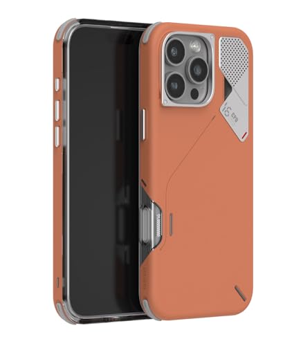 Aulumu A16 Stoßfeste Schutzhülle für iPhone 16 Pro Max, aktualisierte Kamerasteuerung, echte Kühlung, Kamerarahmen aus Aluminiumlegierung, mehrschichtiger Verbundschutz, gelblich-braun Aulumu A16 Stoßfeste Schutzhülle für iPhone 16 Pro Max, aktualisierte Kamerasteuerung, echte Kühlung, Kamerarahmen aus Aluminiumlegierung, mehrschichtiger Verbundschutz, gelblich-braun von Aulumu