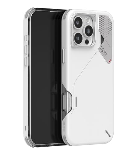 Aulumu A16 stoßfeste Schutzhülle für iPhone 16 Pro Max, aktualisierte Kamerasteuerung, echte Kühlung, Kamerarahmen aus Aluminiumlegierung, mehrschichtiger Verbundschutz, Weiß Aulumu A16 stoßfeste Schutzhülle für iPhone 16 Pro Max, aktualisierte Kamerasteuerung, echte Kühlung, Kamerarahmen aus Aluminiumlegierung, mehrschichtiger Verbundschutz, Weiß von Aulumu