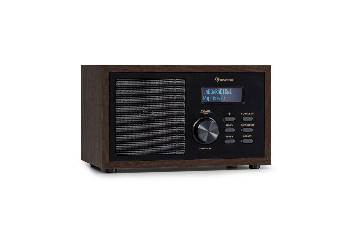 Auna Ambient DAB+/FM Radio BT Radio (DAB/DAB+ und UKW-Radiotuner) von Auna