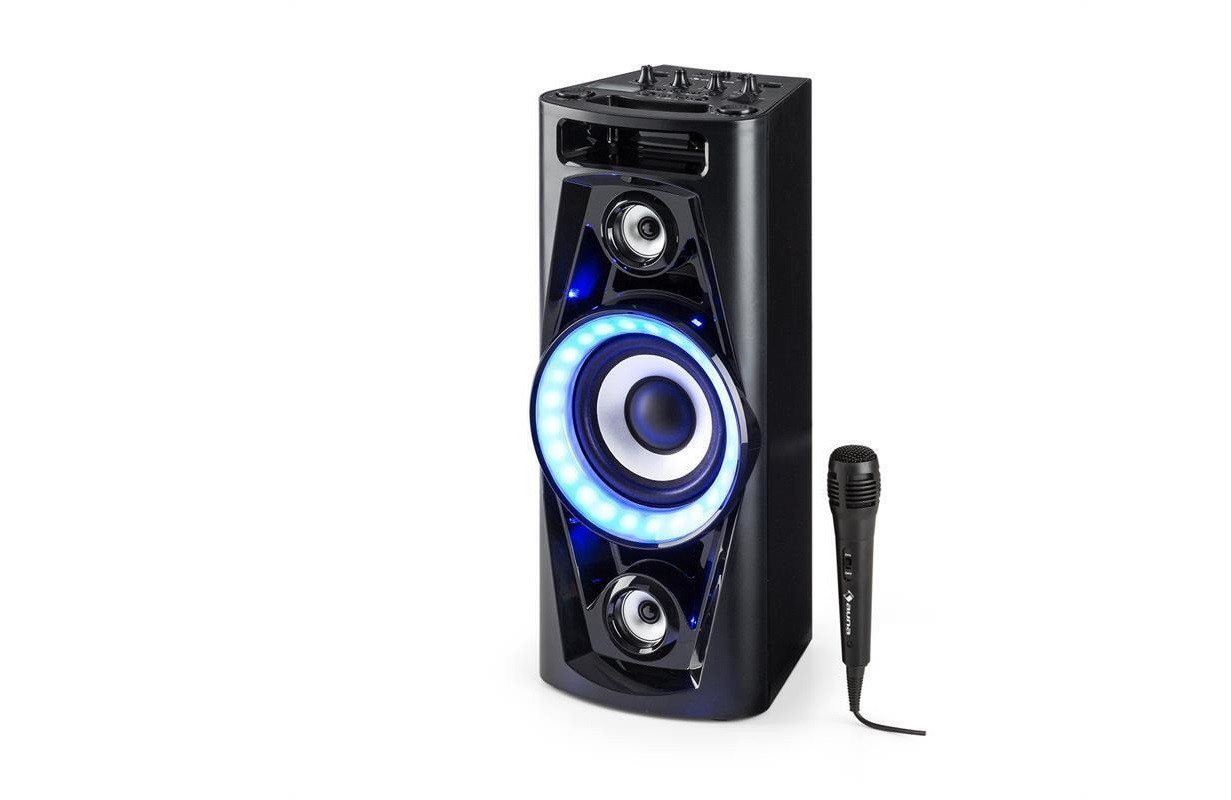 Auna Audio System PartyBox mit integrierter Akku Bluetooth MP3 Player Lautsprechersystem von Auna