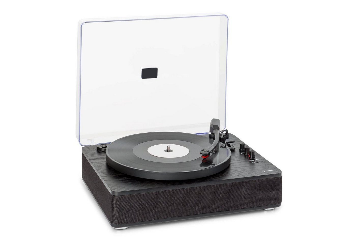 Auna TT-Classic Plus Plattenspieler (Riemenantrieb, Bluetooth, Schallplattenspieler mit Lautsprecher Vinyl Plattenspieler) von Auna