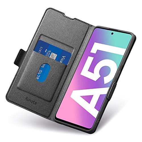 Handyhülle Samsung A51, Samsung A51 Hülle, Samsung A51 Hülle Klappbar, Handyhülle A51 Samsung, Hülle Samsung A51, Galaxy A51 Hülle, Hülle A51, Handyhülle A51, A51 Etui, Samsung A51 Cover. Schwarz von Aunote