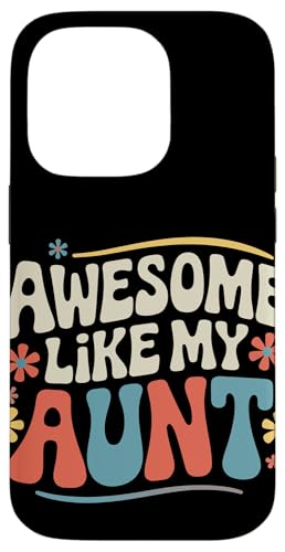 Tante Super wie meine Tante Hülle für iPhone 14 Pro von Aunt Family Apparel