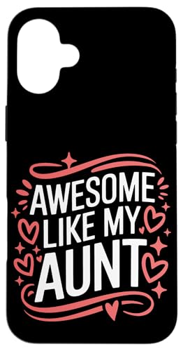 Tante Super wie meine Tante Hülle für iPhone 16 Plus von Aunt Family Apparel