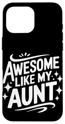 Tante Super wie meine Tante Hülle für iPhone 16 Pro Max von Aunt Family Apparel