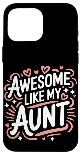 Tante Super wie meine Tante Hülle für iPhone 16 Pro Max von Aunt Family Apparel