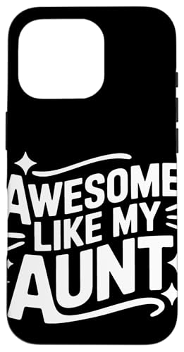 Tante Super wie meine Tante Hülle für iPhone 16 Pro von Aunt Family Apparel