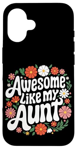 Tante Super wie meine Tante Hülle für iPhone 16 von Aunt Family Apparel