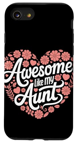 Tante Super wie meine Tante Hülle für iPhone SE (2020) / 7 / 8 von Aunt Family Apparel