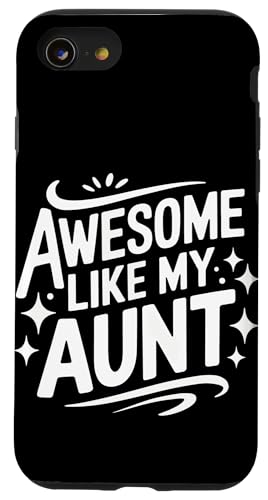 Tante Super wie meine Tante Hülle für iPhone SE (2020) / 7 / 8 von Aunt Family Apparel