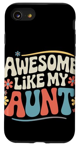 Tante Super wie meine Tante Hülle für iPhone SE (2020) / 7 / 8 von Aunt Family Apparel