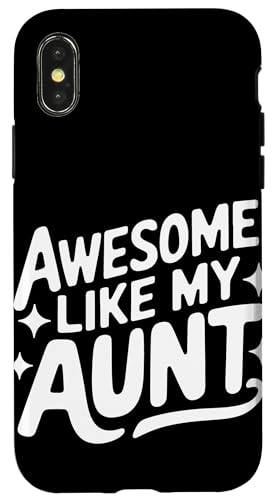 Tante Super wie meine Tante Hülle für iPhone X/XS von Aunt Family Apparel