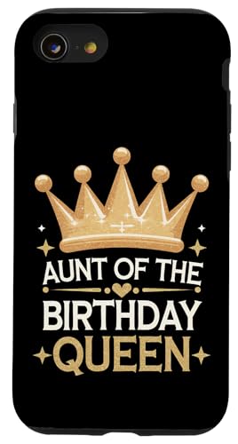 Tante Tante der Geburtstagskönigin Hülle für iPhone SE (2020) / 7 / 8 von Aunt Family Apparel