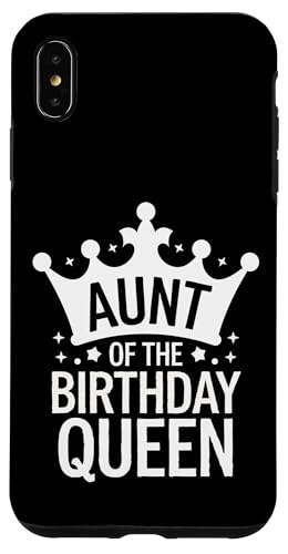 Tante Tante der Geburtstagskönigin Hülle für iPhone XS Max von Aunt Family Apparel