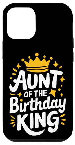Tante Tante des Geburtstagskönigs Hülle für iPhone 12/12 Pro von Aunt Family Apparel