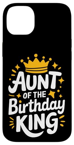 Tante Tante des Geburtstagskönigs Hülle für iPhone 14 Plus von Aunt Family Apparel
