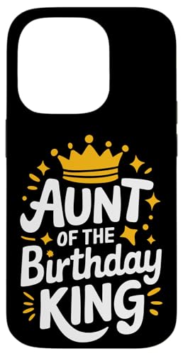 Tante Tante des Geburtstagskönigs Hülle für iPhone 14 Pro von Aunt Family Apparel